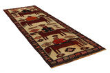 Bakhtiari - Qashqai Persian Rug 383x127 - Picture 1
