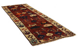 Lori - Bakhtiari Persian Rug 412x137 - Picture 1