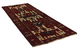 Bakhtiari - Qashqai Persian Rug 347x131 - Picture 1