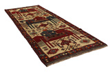 Bakhtiari - Qashqai Persian Rug 413x157 - Picture 1