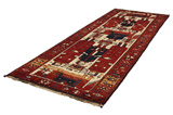 Bakhtiari - Qashqai Persian Rug 401x139 - Picture 2