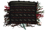 Turkaman - Saddle Bag Afghan Rug 39x34 - Picture 1