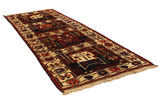 Bakhtiari - Qashqai Persian Rug 412x154 - Picture 1