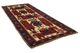 Bakhtiari - Qashqai Persian Rug 369x146 - Picture 1